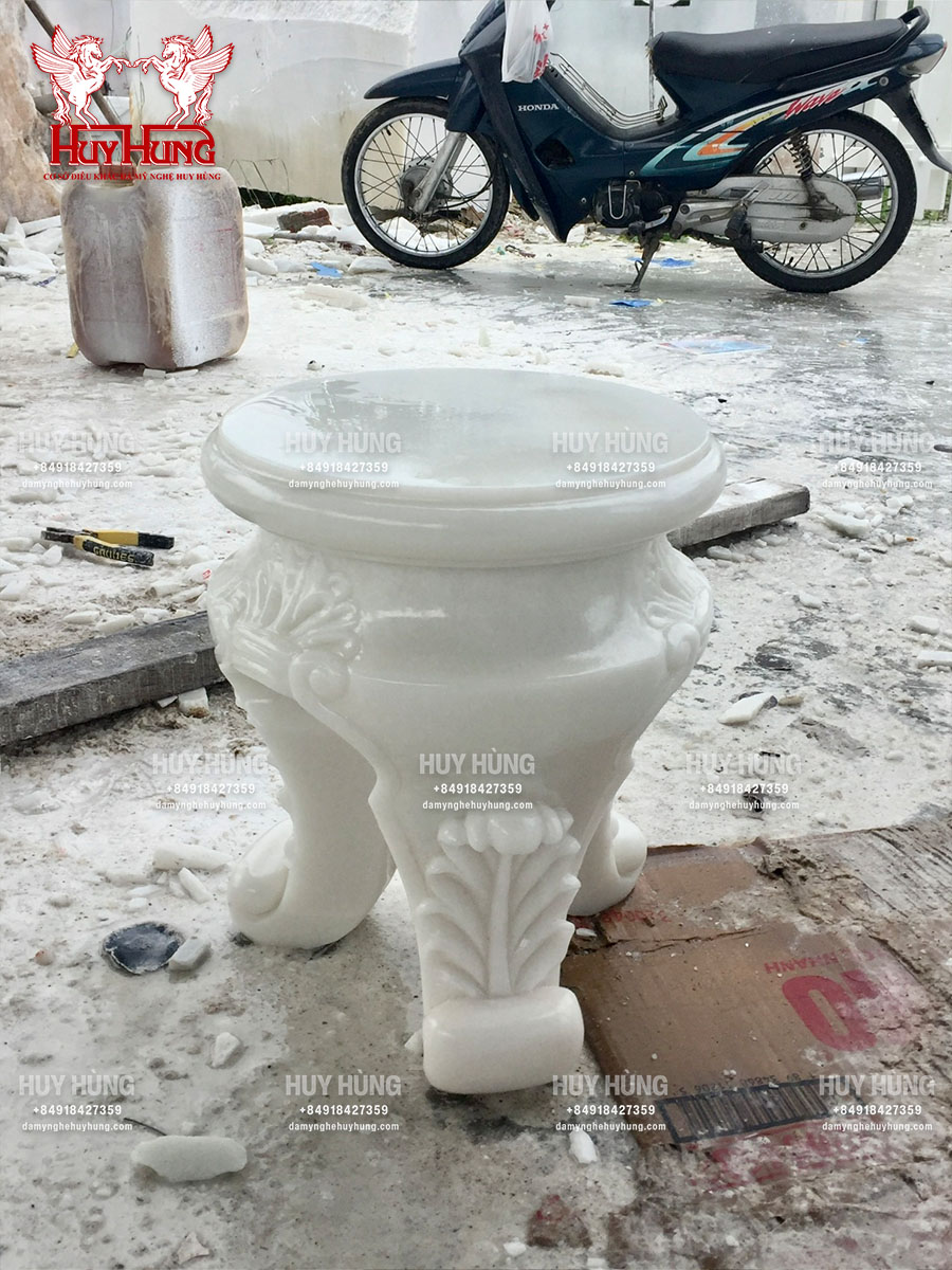 đế đặt lư hương bằng đá