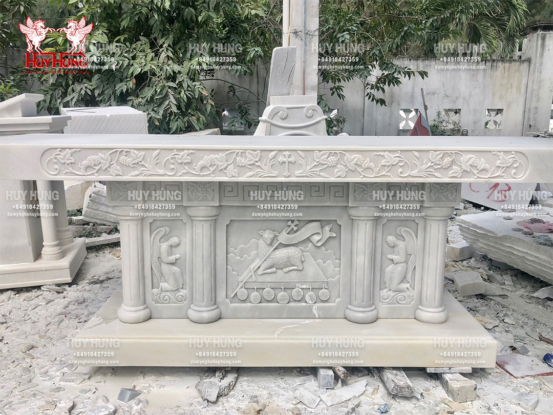 Bàn Thánh Khắc Hình Ảnh Chiên Thiên Chúa
