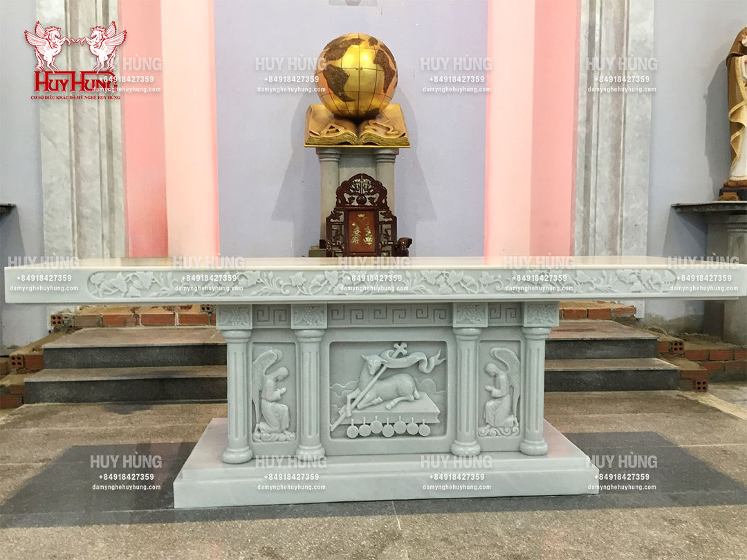 Bàn Thánh Khắc Hình Ảnh Chiên Thiên Chúa